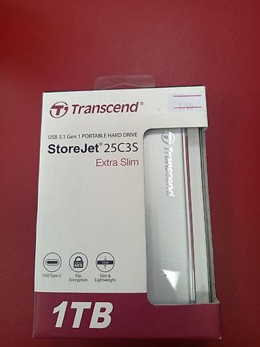 hhd: Накопитель для ПК, Transcend, HDD, 1 ТБ, 2.5", Для ПК — 2