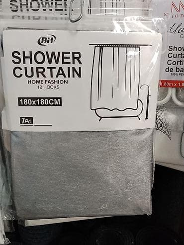 Хозтовары: Штора для ванной BH Shower Curtain - Размер: 180×180 см - — 1