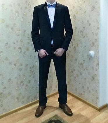 эрнист кастюм: Эркектердин костюму, Колдонулган, түсү - Көк, Өзү алып кетүү, Акылуу жеткирүү — 1