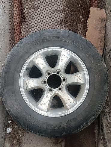 Колеса в сборе 265 / 65 / R 17, Лето, Б/у, 1 шт, Внедорожные (АТ/МТ), Литые, отверстий - 6 — 1