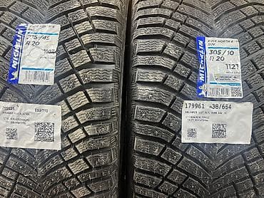 губа 210: Шины 305 / 40 / R 20, Зимняя шипованная, Новый, Комплект, Внедорожные (АТ/МТ), Michelin — 1
