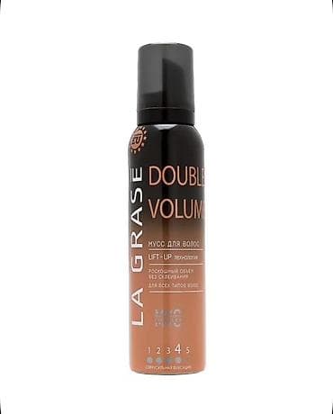 Аксессуары для волос: Продам Мусс La Grase Double Volume для объёма волос, сверхсильная — 1