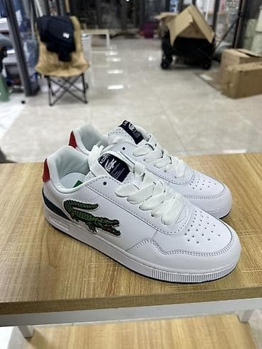 Мужские кроссовки, 40, 41, 42, Lacoste, Новый, цвет - Белый, Самовывоз, Бесплатная доставка