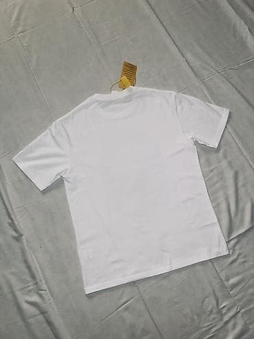 черная рубашка: Белая футболка Bape - Цвет: белый - Принт: крупное черное графическое — 2