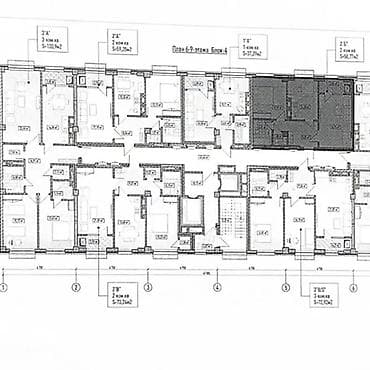 property: 2 комнаты, 60 м², Элитка, 9 этаж, Готовая ПСО (под самоотделку) — 5