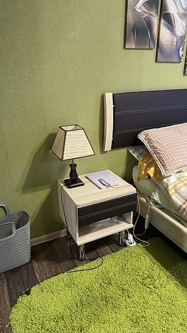 спальный нарнитур ош: Гарнитур для зала, Шкаф, ДСП, цвет - Коричневый — 9