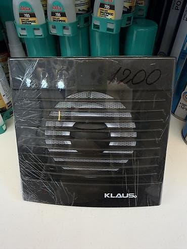 cpu cooler: Вытяжной вентилятор KLAUS с лицевой панелью черного цвета. -размер — 1