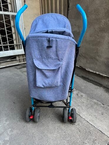 коляска детская цена бишкек: Коляска, цвет - Голубой, Б/у — 3