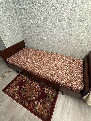 Бир кишилик керебет, Матрасы бар, узуну - 195 см