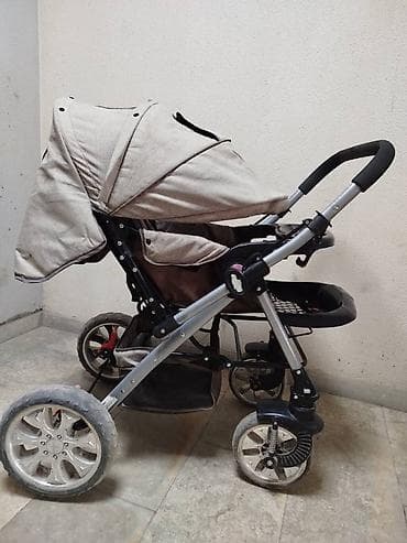 Коляска, цвет - Коричневый