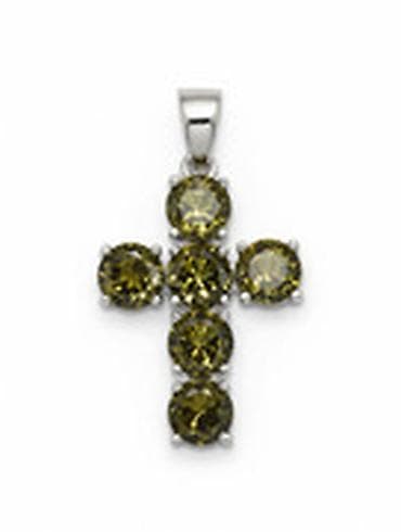 серебро крестик: ID: 6656 SKU: 5475 Название: Крест из серебра 925 с кварцем Ссылка на — 2