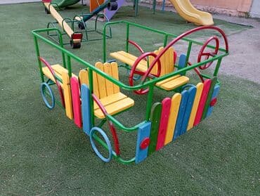 садовые качели: Детский автомобиль!!! Для муниципальных и частных садов! Игровых — 4