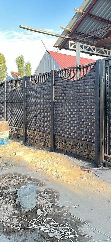 бортики в кроватки с: Бетонный еврозабор, Односторонний, Новый, В розницу,Наличный расчет — 1