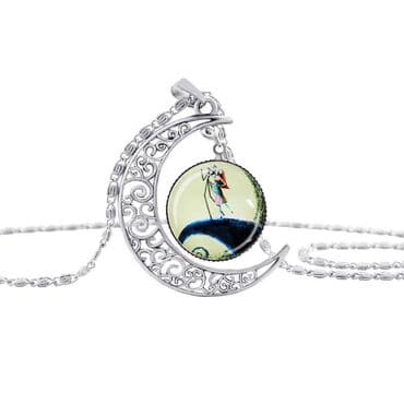 свадебное платье трансформер 2 в 1: Ожерелье О, цепочка с подвеской в ​​виде полумесяца, амулет "Время — 3