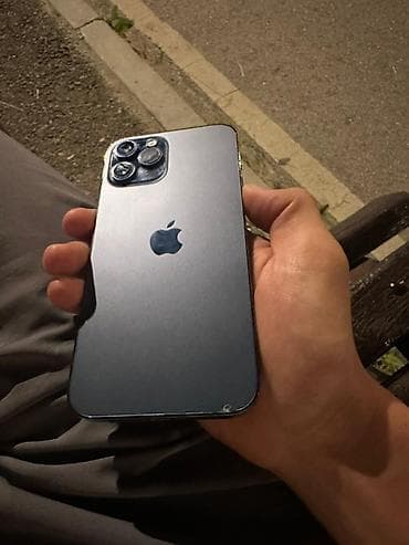 IPhone 12 Pro Max, Б/у, 128 ГБ, Pacific Blue, Чехол, 78 %