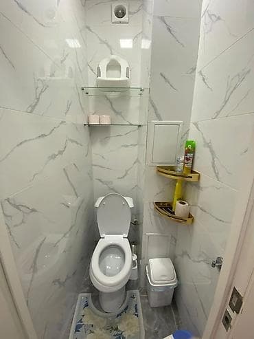 osh flat: 2 комнаты, 57 м², 7 мкр 106 серия, 2 этаж, Евроремонт — 2