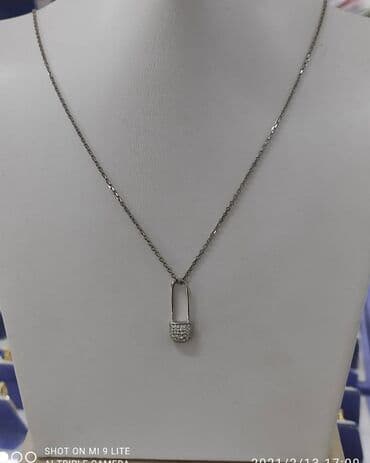 золотая лошадь цена: Булавка Серебряная Цепочка Серебро 925 пробы Дизайн Италия Длина 50 — 3