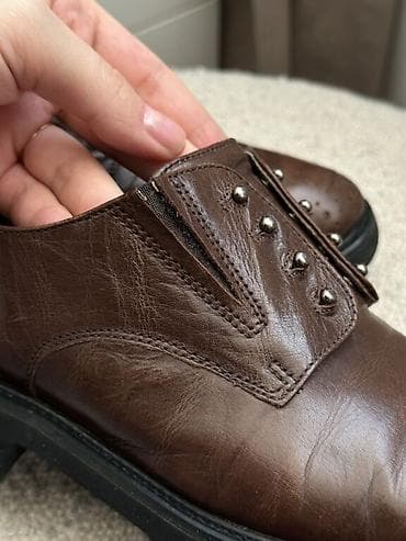 обувь жорданы: Оксфорды. ОТДАМ ДАРОМ. Полностью натуральная телячья кожа( стелька — 3