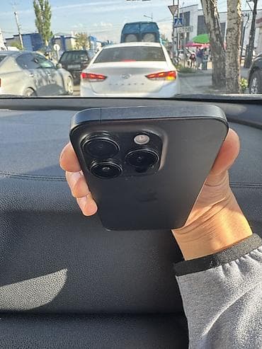 IPhone 15 Pro, Б/у, 128 ГБ, Черный, 100 %