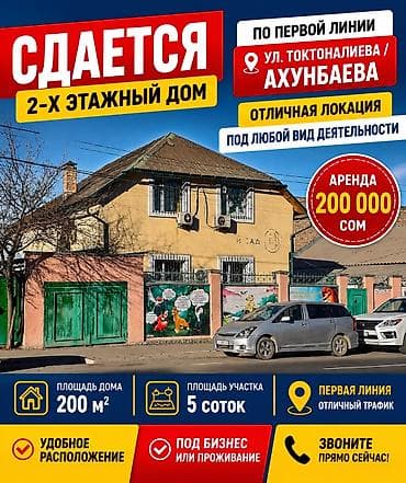 Дома: 200 м², 5 комнат, Бронированные двери, Евроремонт, Забор, огорожен — 1