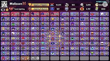 dvd sony: Аккаунт Brawl Stars «Melisson» - Путь к славе: 112 720 трофеев, Лига — 3