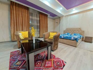 сдаю 1 комнатную квартиру кара балта: 1 комната, Бронь, Бытовая техника, Домофон — 4