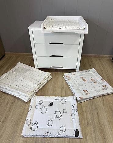 Детский комод, Новый, С пеленальным столиком, Дерево