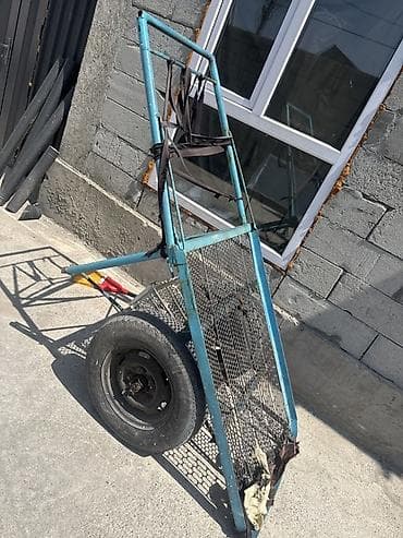 Садово-строительная тачка и тележка, Стальная, Одноколесная