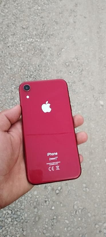 fender cd: IPhone Xr, Б/у, 64 ГБ, Красный, 75 % — 2