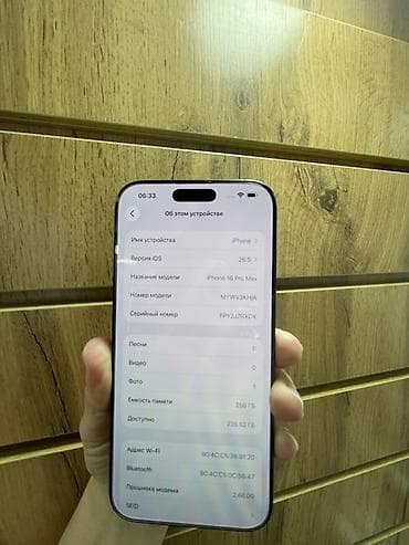 ok google: IPhone 16 Pro Max, 256 ГБ, Black Titanium, 94 % — 4