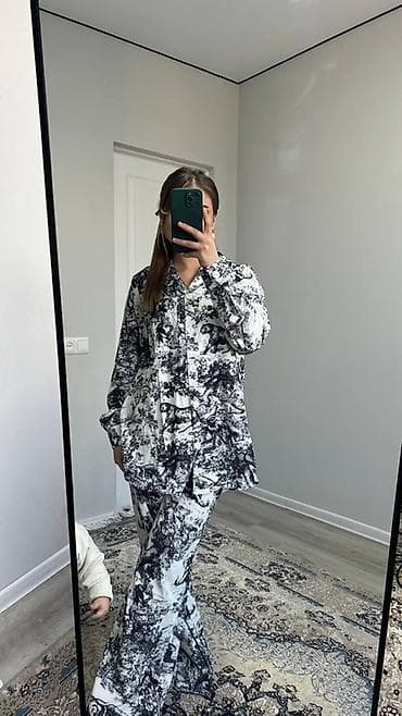 пижама двойка: Двойка рубашка и штаны — 10