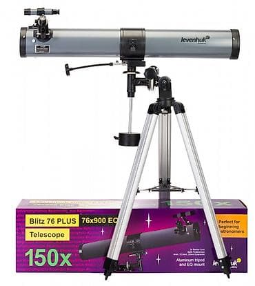 астроном: Телескоп Levenhuk Blitz 76 PLUS 76x900 EQ - Оптическая схема — 2