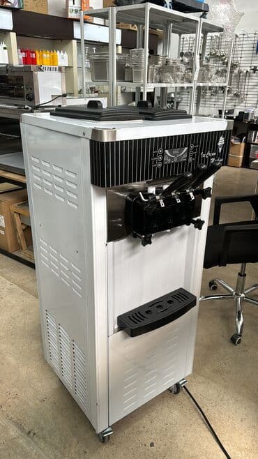 оборудование для производства кукурузных палочек: Фризер для мягкого мороженого Производительность 25 л/час Напряжение — 2