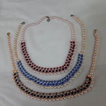 свадебное платье индивидуального пошива: Продаётся ожерелье из камней Своровски ручной работы — 1