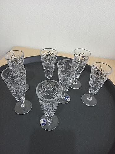 Идиш-аяк: Продаю стаканы разного вида. Шесть стаканов и кувшин ёмкостью 1,2 — 5