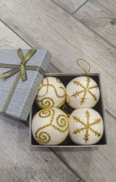 для украшений: Ёлочные игрушки Игрушки из войлока украсят ваш дом и создадут — 2