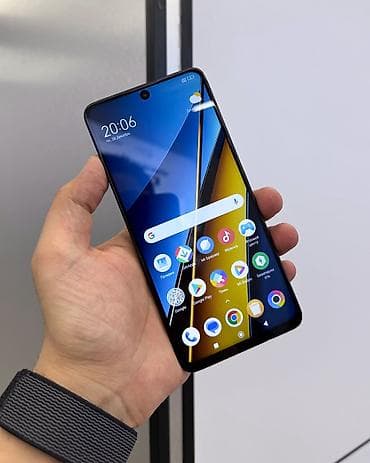 поко расрочка: Poco X6, Б/у, 256 ГБ, цвет - Черный, 2 SIM — 1