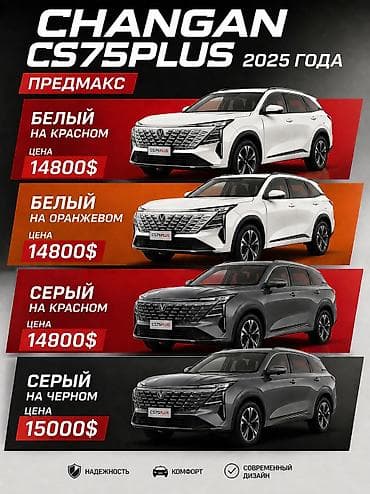 хонда 2019: Changan CS75 Plus: 2025 г., Кроссовер — 3