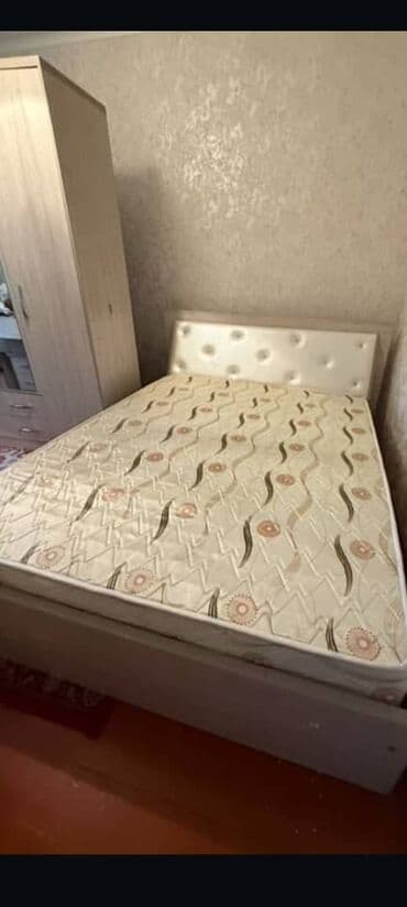 двух ярасный кравать: Эки кишилик керебет, Жумшак башы менен, узуну - 200 см — 2