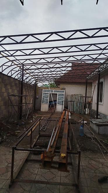 стол письменный б: Навес, Арочный, Металл, Поликарбонат, Установка — 2