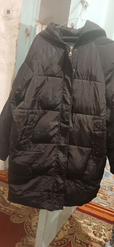 купить женский пуховик большого размера: Комплект: женская зимняя верхняя одежда и нарядное платье. 1) — 1