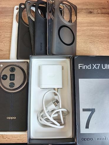 Oppo Find X7 Ultra, Б/у, 256 ГБ, цвет - Черный, 2 SIM