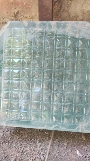 Стеклянная плитка/панель из толстого рифлёного стекла