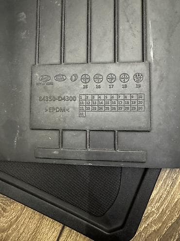 полики k5: 3D Резиновые Полики Для салона Kia, цвет - Черный — 9