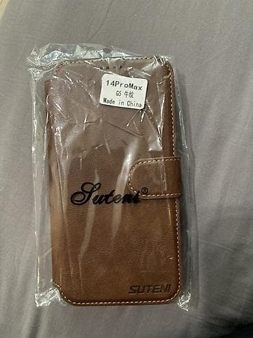 leather case: Чехол-книжка SUTENI для iPhone 14 Pro Max - Форм-фактор: книжка с — 2