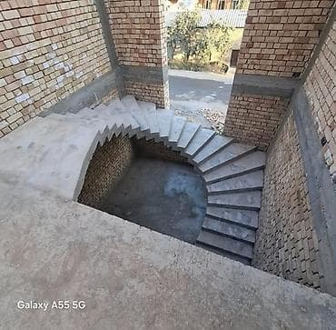 строительные лестницы: Бетонная лестница Для дома — 2