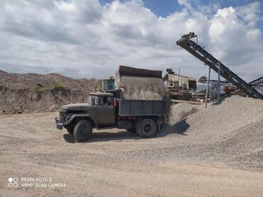 чернозем камаз: Отсев щебень песок смесь Отсев мытый Отсев грязный Щебень Песок — 1