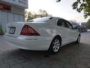 Mercedes-Benz S-Class: 2003 г., 3.7 л, Автомат, Бензин, Седан