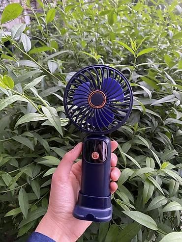 mobile holder: Портативный мини-вентилятор 2в1 / Ручной и настольный (Новый) Цена — 1