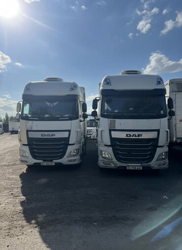 очень срочно продам авто: Тягач, DAF, 2014 г., Тентованный — 1